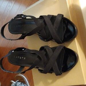 Black Ralph Lauren Sandals